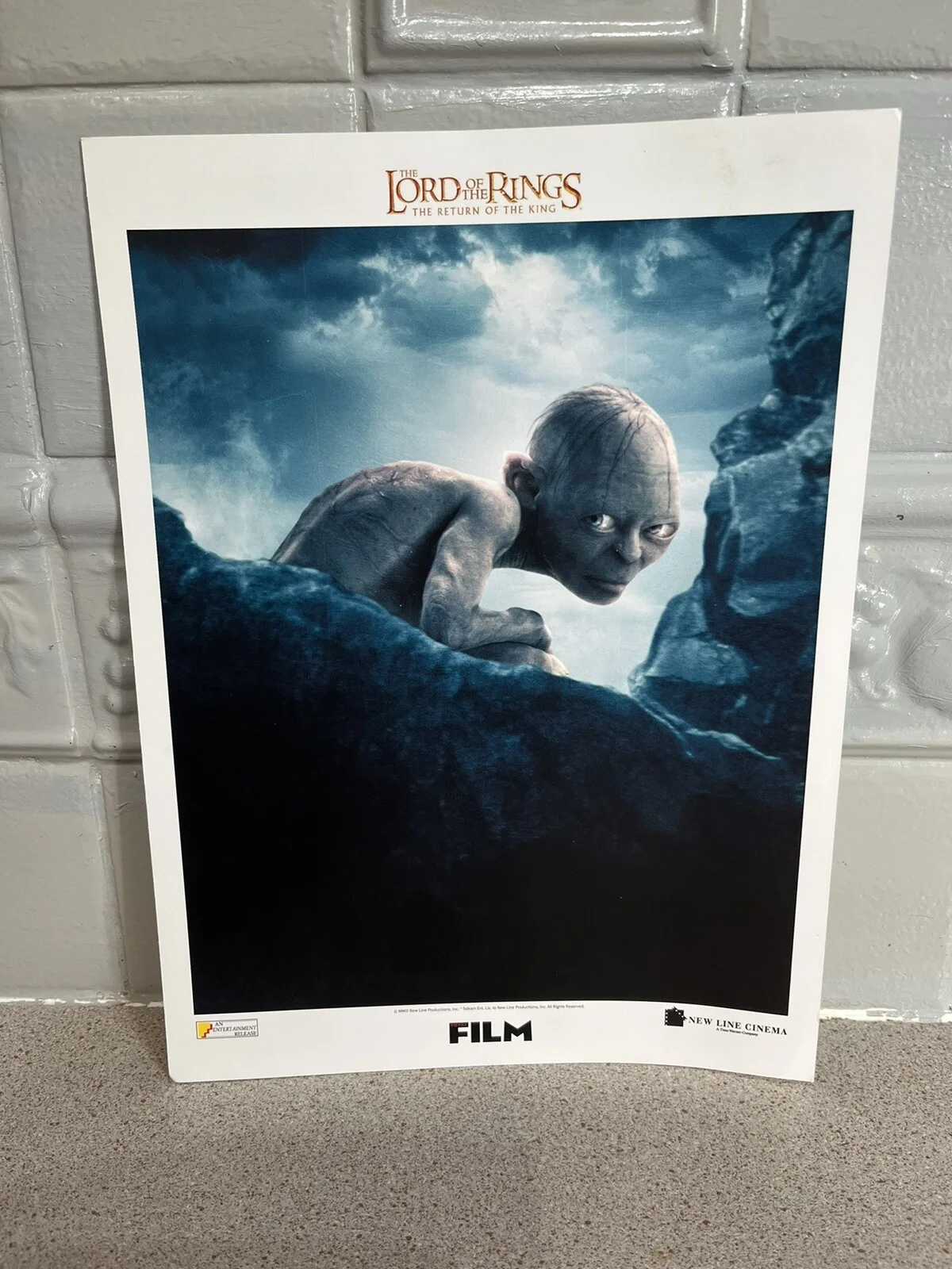 ORIGINAL LORD OF THE RINGS TOLKIEN TOTAL FILM MAGAZINE PROMO Posters 2002, изображение 3