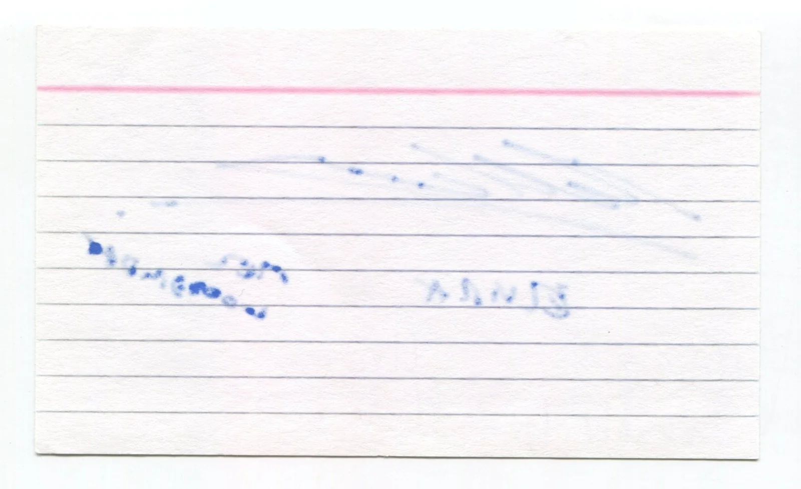 Melissa Woodbridge — Melissa Woodbridge Signed 3x5 Index Card Autographed Actress Blithe Spirit, image 2
