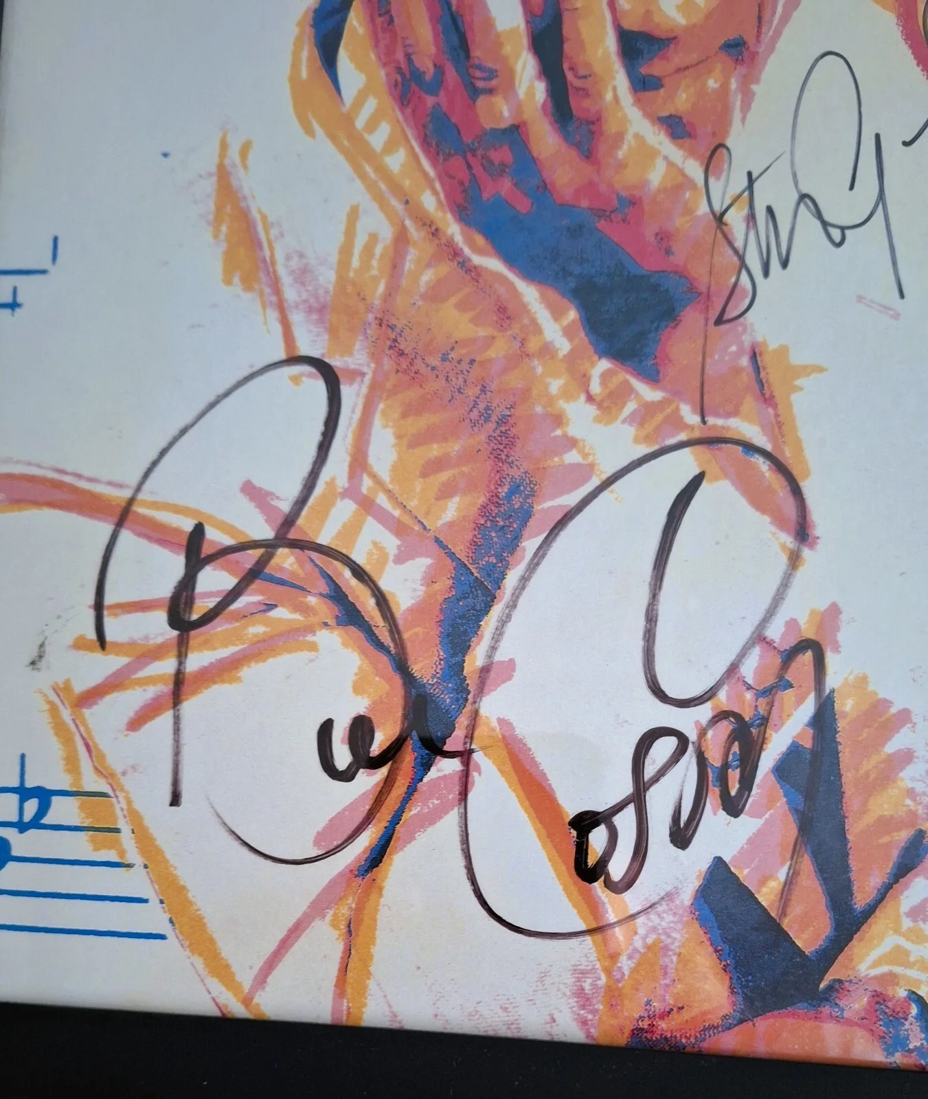 Bill Cosby / Stu Gardner Signed Album Flat – Framed - No COA - Read Description, image 3