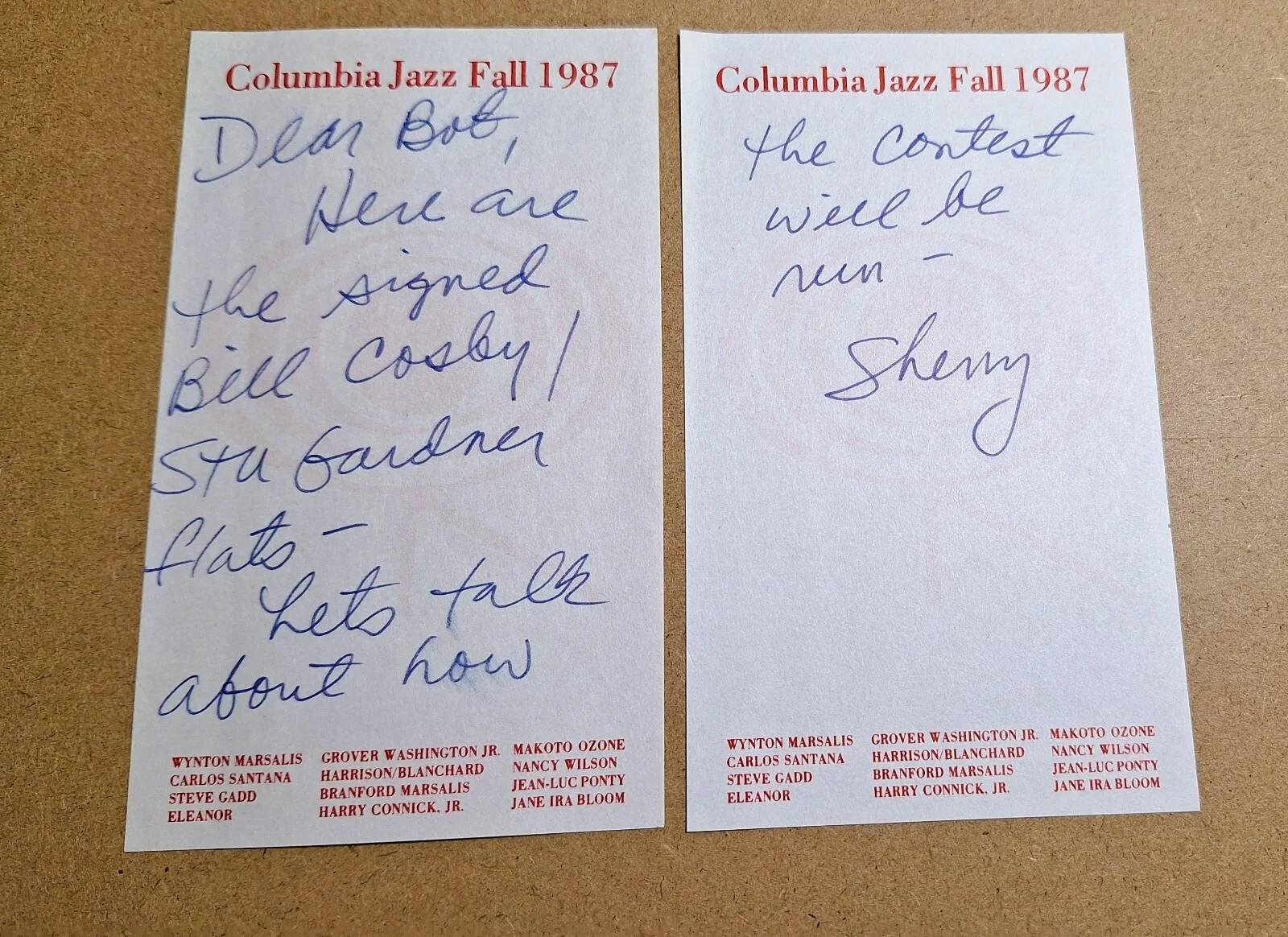 Bill Cosby / Stu Gardner Signed Album Flat – Framed - No COA - Read Description, image 5