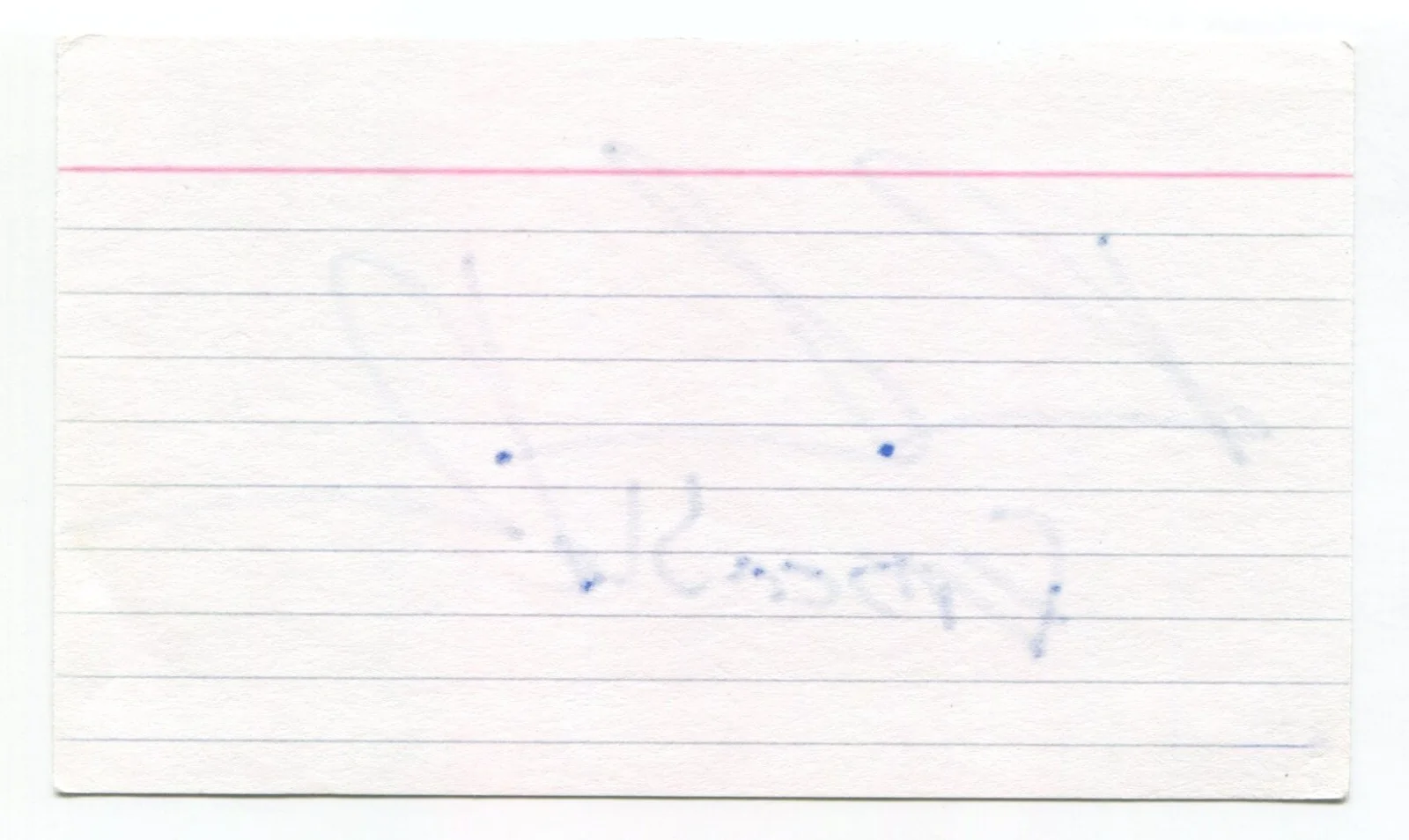 Brandt Martinez — Brandt Martinez Signed 3x5 Index Card Autographed Broadway Actor Aladdin, изображение 2
