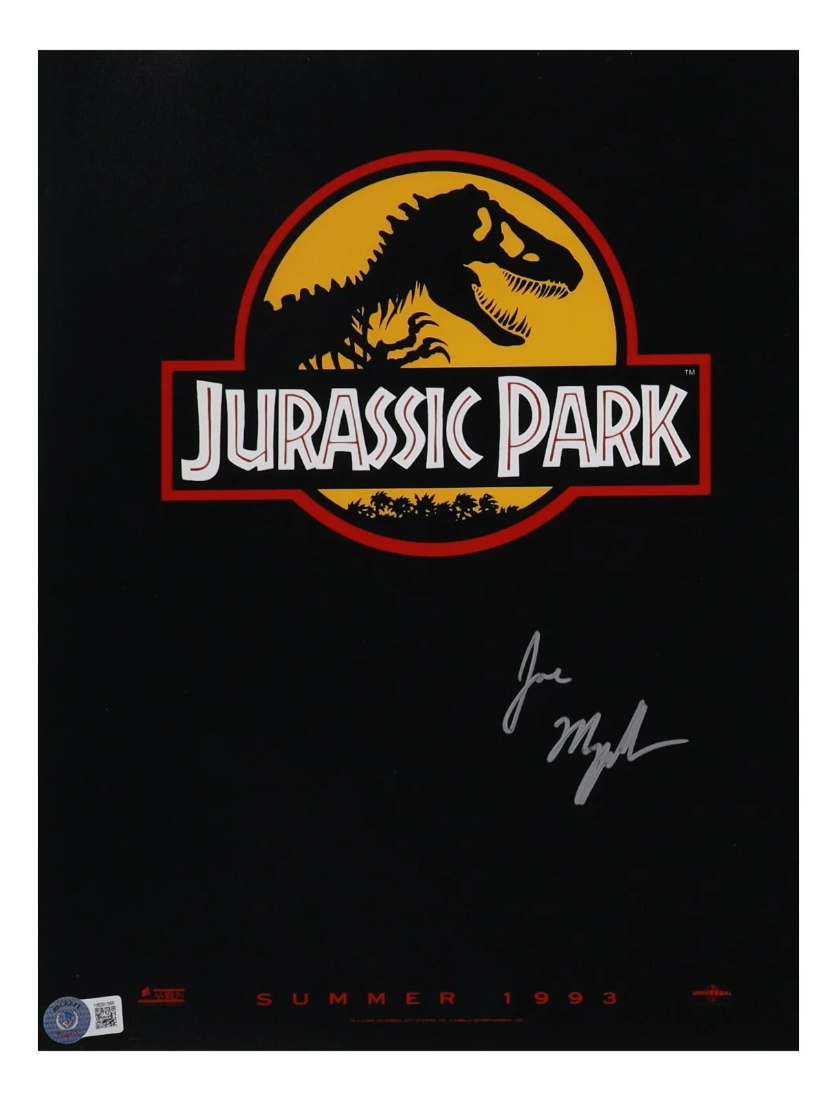 Joseph Mazzello — Joseph Mazzello Signed "Jurassic Park" 11x14 Photo (Beckett)