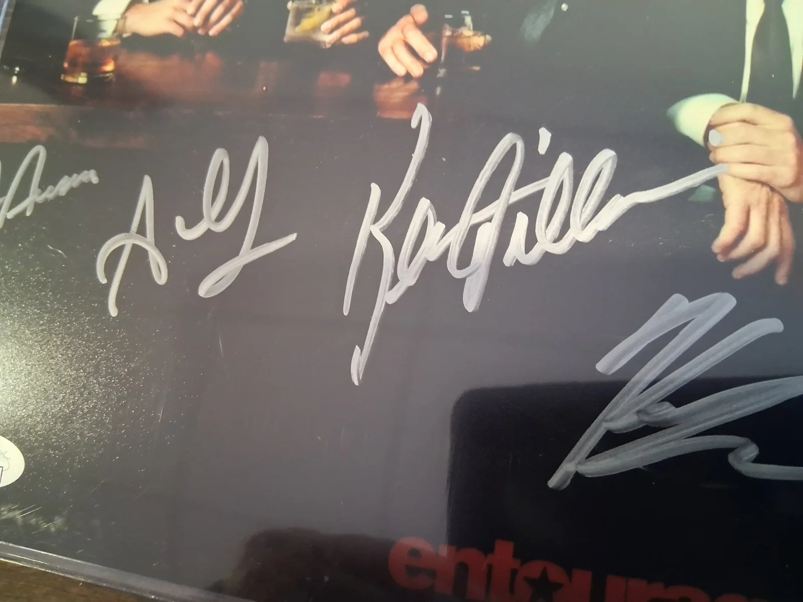 Entourage 4x Casts autograph/signed Grenier Connolly Ferrara 8x10 Photo JSA COA, изображение 2