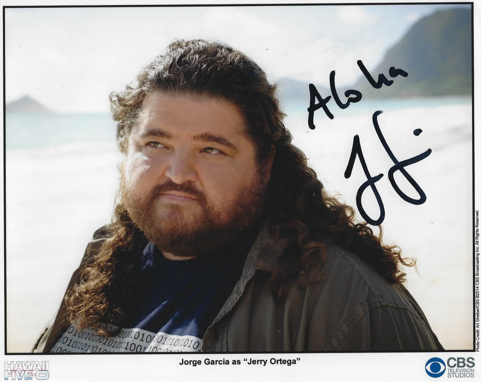 Jorge Garcia — Jorge Garcia Autographed Signed 8x10 Photo - Hawaii Five-0 - Becker - w/COA