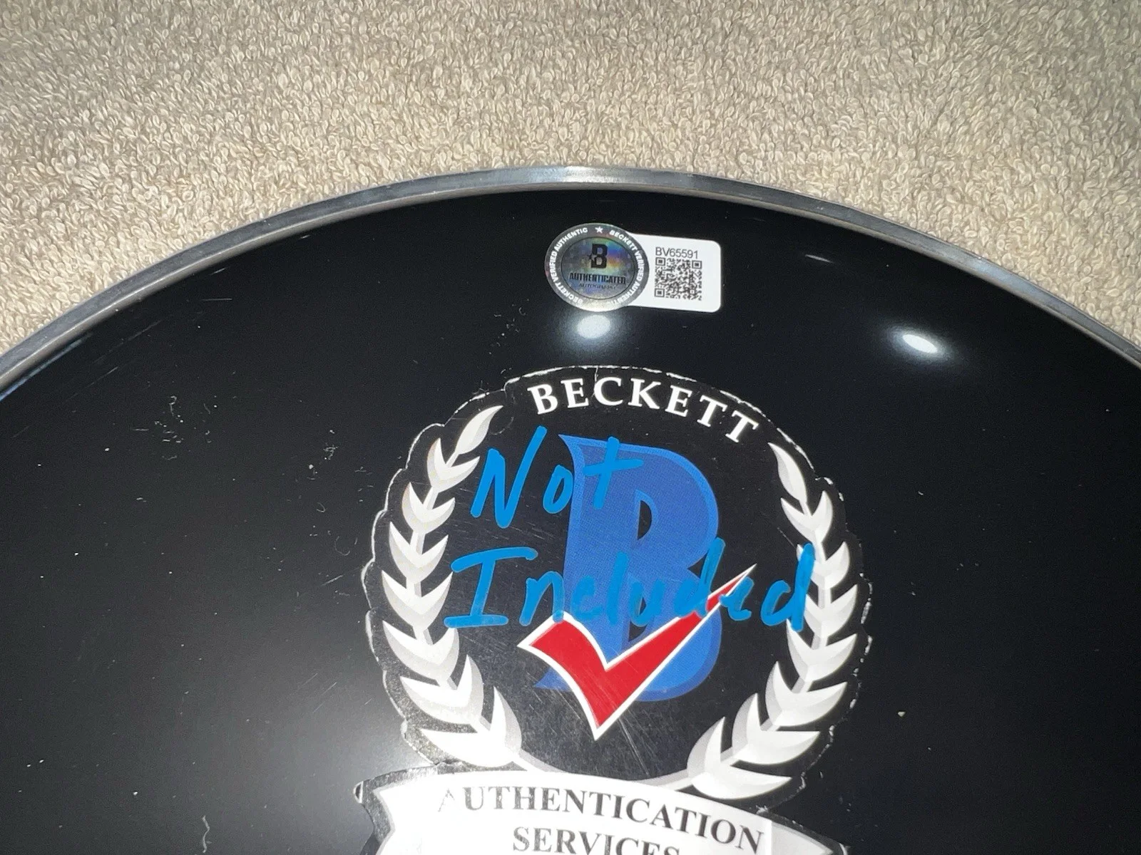 Chad Sexton Signed 10” Drumhead 311 Band Drummer Legend Beckett, изображение 2