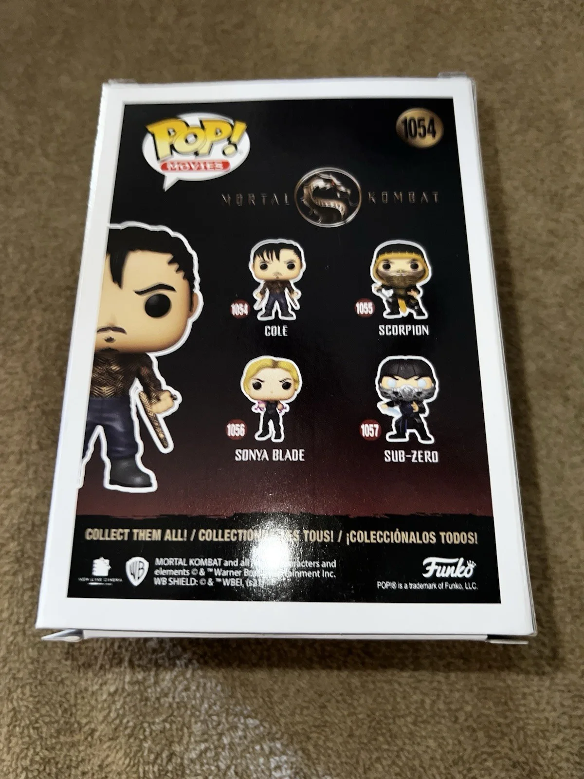 Lewis Tan Signed Official Cole Funko Pop Figure Mortal Kombat Star Beckett, image 3