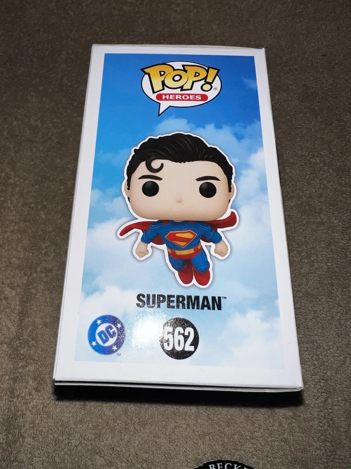 Tyler Hoechlin Signed Official Superman Funko Pop Figure DC Comics Beckett, изображение 4