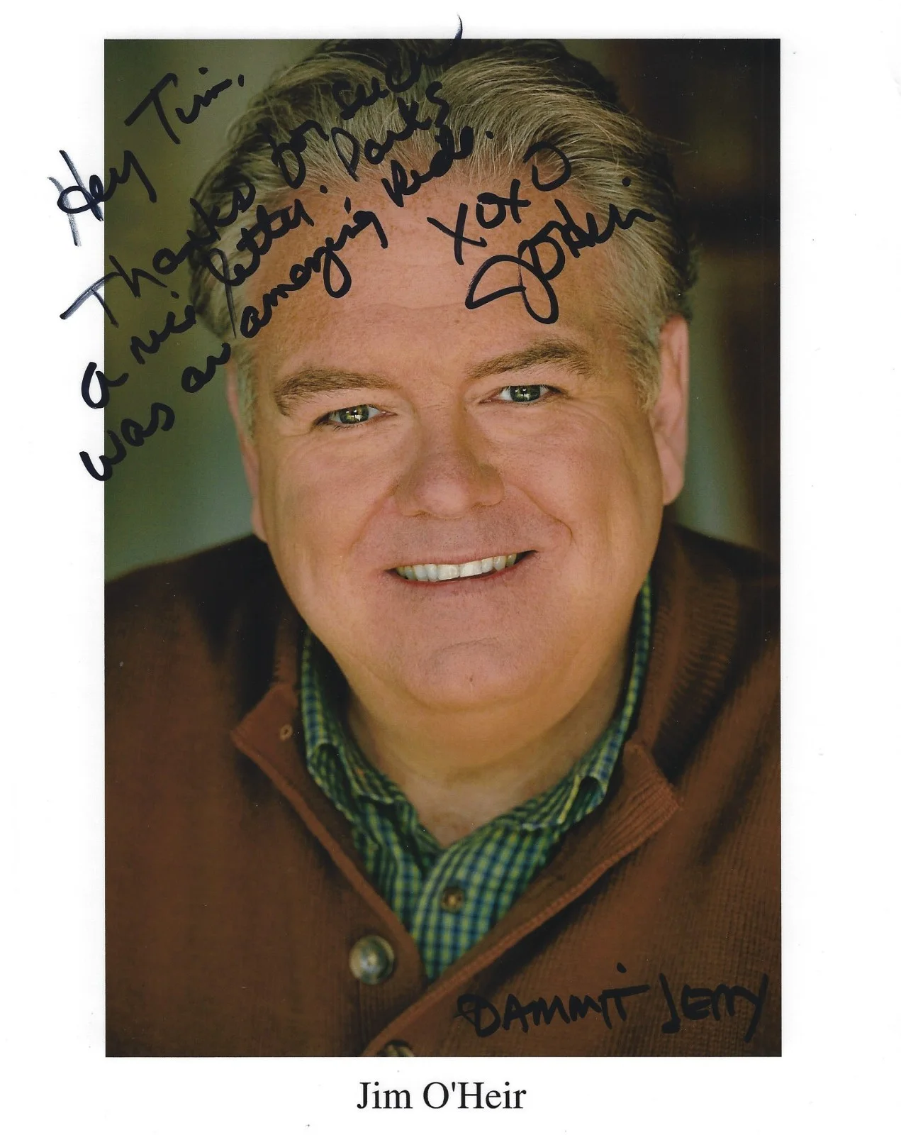 Jim O'Heir — Jim O'Heir Autographed Signed 8x10 Photo - Parks And Recreation Strip Mall w/COA