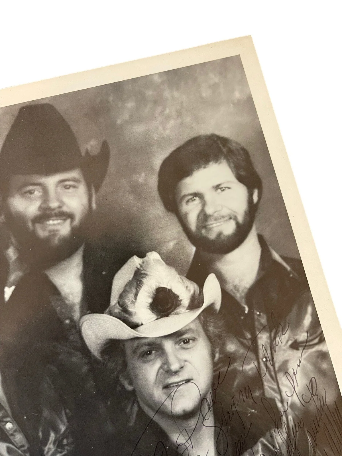 Vintage Jimmy Allen & East Country Music Band Signed Photograph Boston, изображение 2