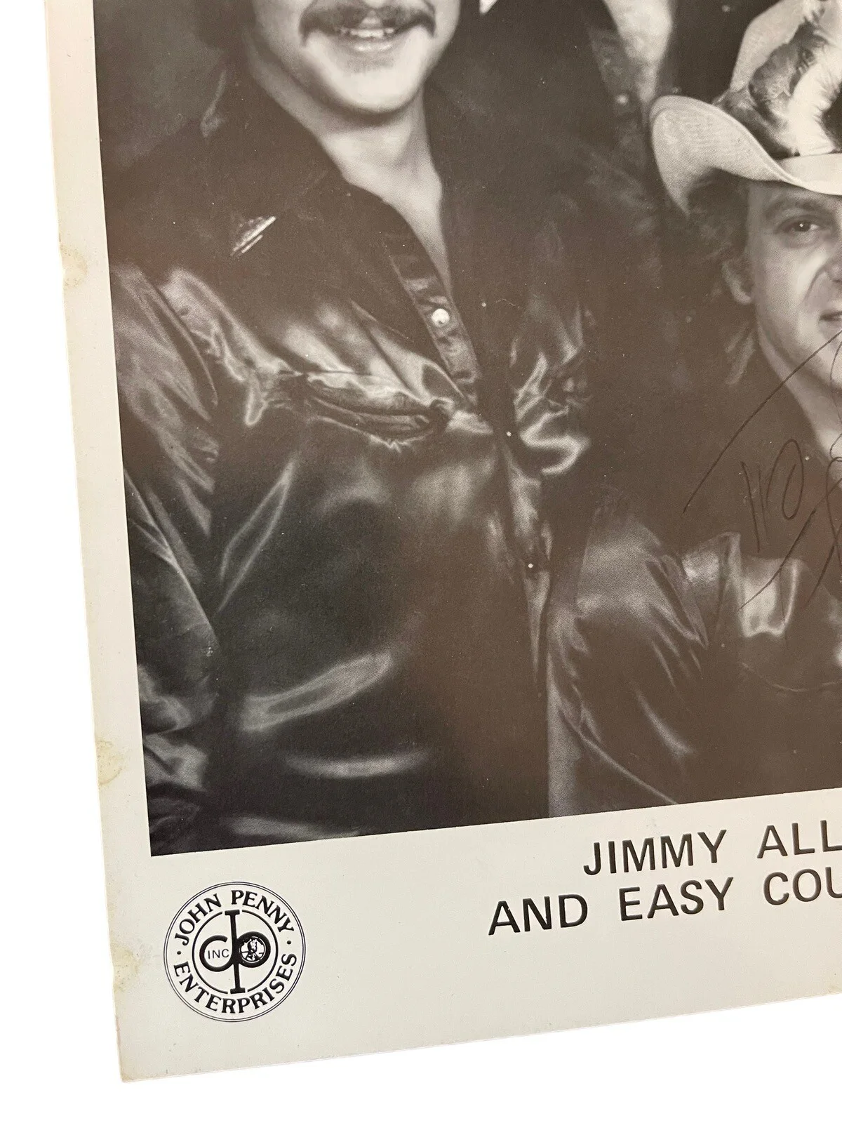 Vintage Jimmy Allen & East Country Music Band Signed Photograph Boston, изображение 3
