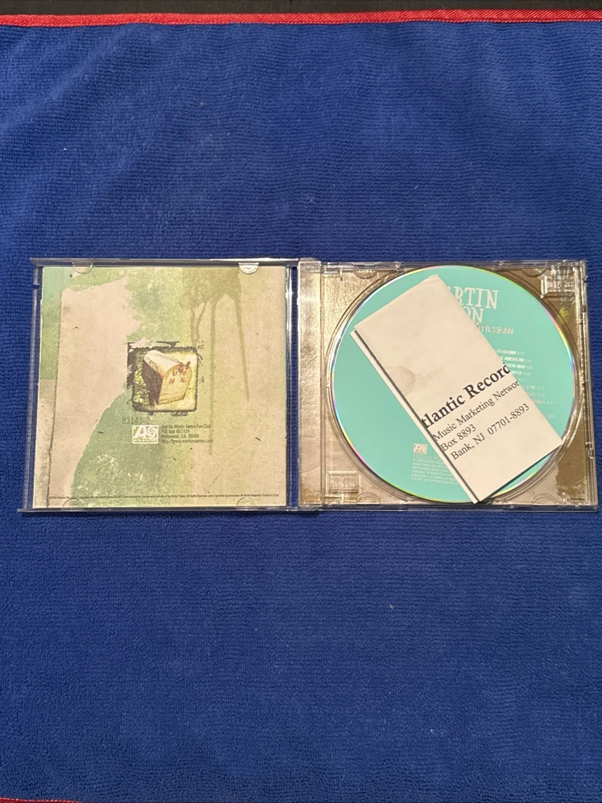 Signed Martin Sexton The American CD Promo Rare Vintage Collectible Cutout, изображение 2