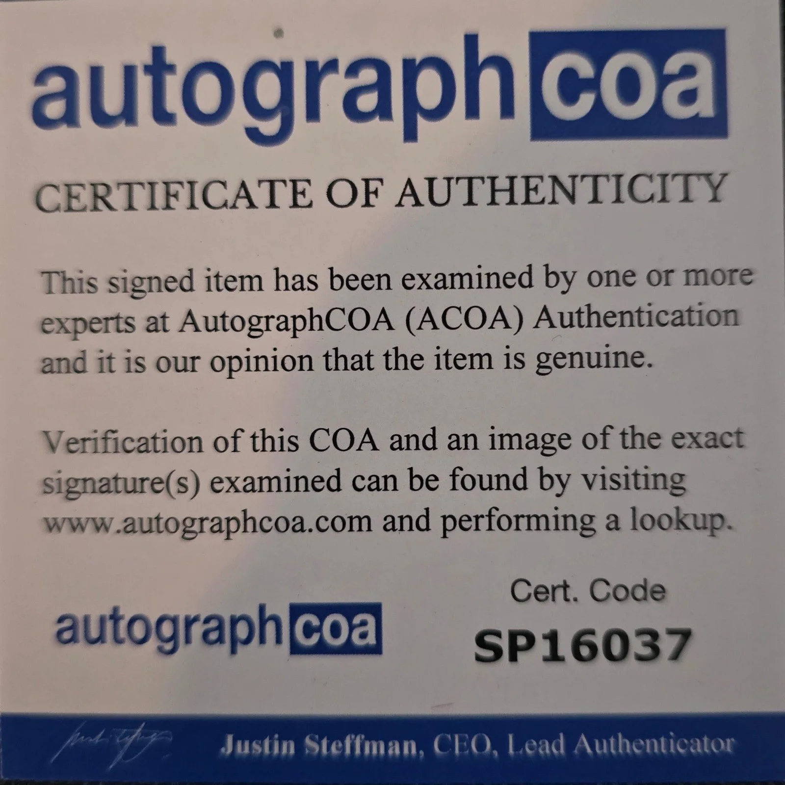 ANDREW GARFIELD signed 8x10 In Person FULL EARLY SIG!! ACOA, image 2