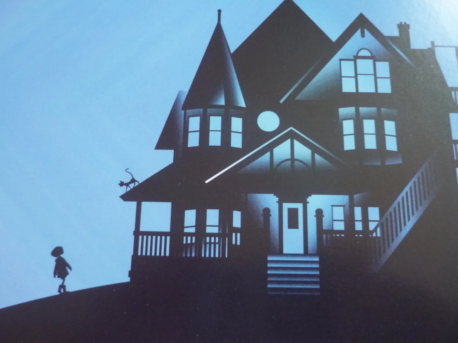 14x11 framed poster soundtrack artwork coraline michael de pippo cover, изображение 2