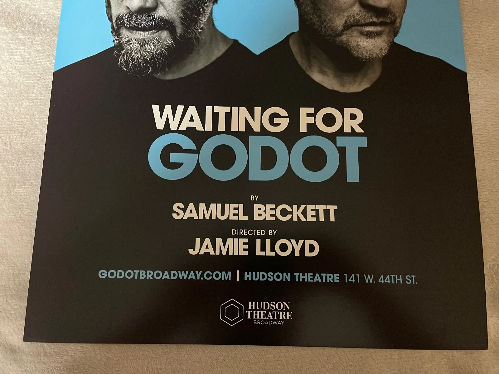 Alex Winter — Waiting For Godot Signed Autographed 14x22 Window Card Broadway Alex Winter, изображение 3
