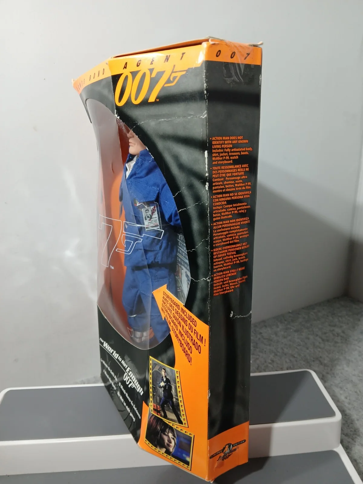 ACTION MAN JAMES BOND THE WORLD IS NOT ENOUGH 12" ACTION FIGURE HASBRO MINT IB, изображение 2