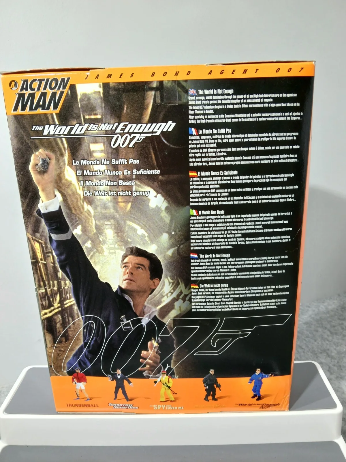 ACTION MAN JAMES BOND THE WORLD IS NOT ENOUGH 12" ACTION FIGURE HASBRO MINT IB, изображение 3
