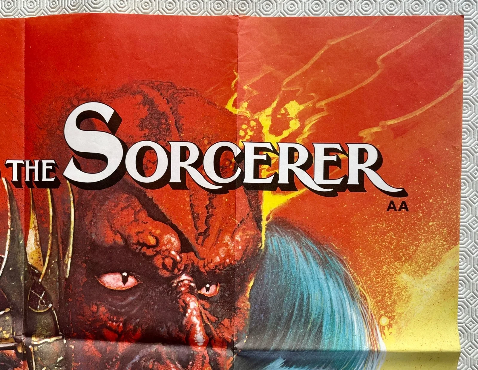 The Sword and The Sorcerer Original 1982 Quad Poster Brian Bysouth Art, изображение 4