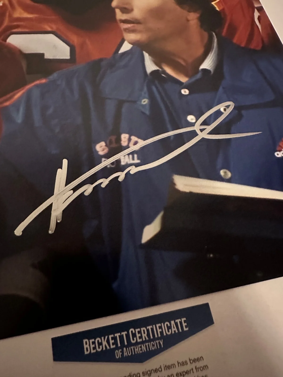Henry Winkler — The Waterboy Henry Winkler Signed 11x14 Photo Coach Klein BAS Beckett, изображение 2