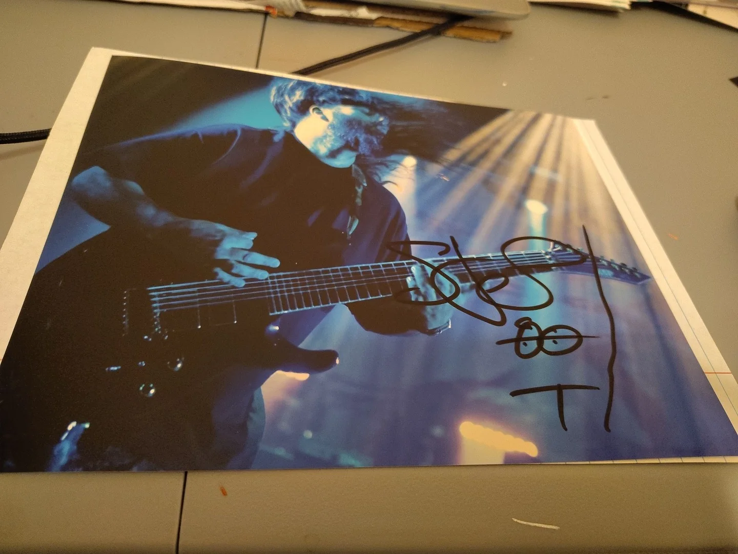 Deftones Signed 8x10 Legendary Stef Stephan Carpenter Live Guitarist, image 2