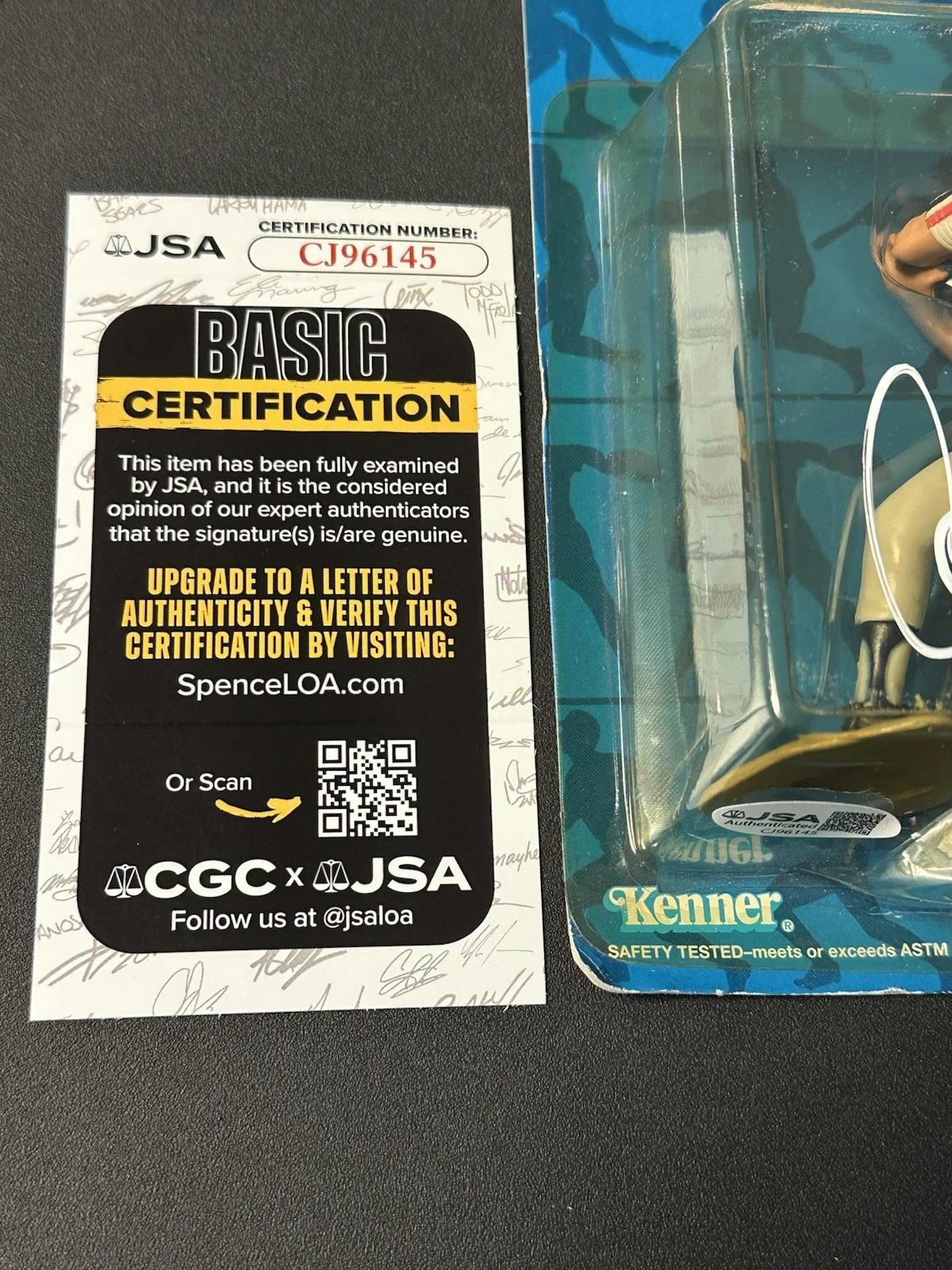 Carlos Baerga — Carlos Baerga Starting Lineup Cleveland Indians Signed Figure JSA COA w/ PROOF, изображение 4
