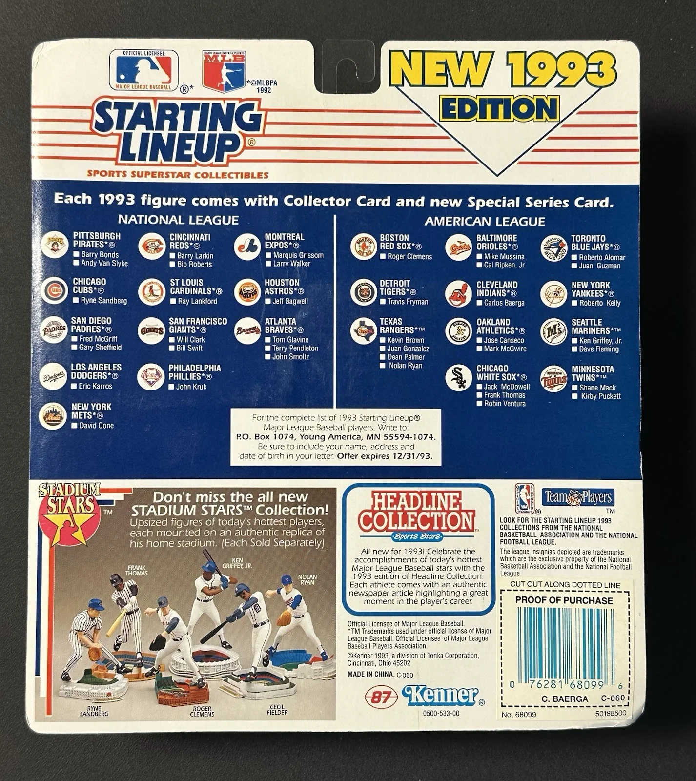 Carlos Baerga — Carlos Baerga Starting Lineup Cleveland Indians Signed Figure JSA COA w/ PROOF, изображение 5
