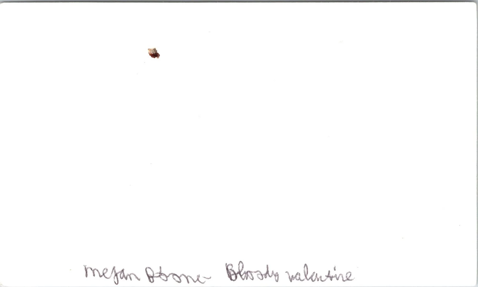 Megan Boone — Megan Boone Signed 3x5 Index Card The Blacklist Autographed, image 2