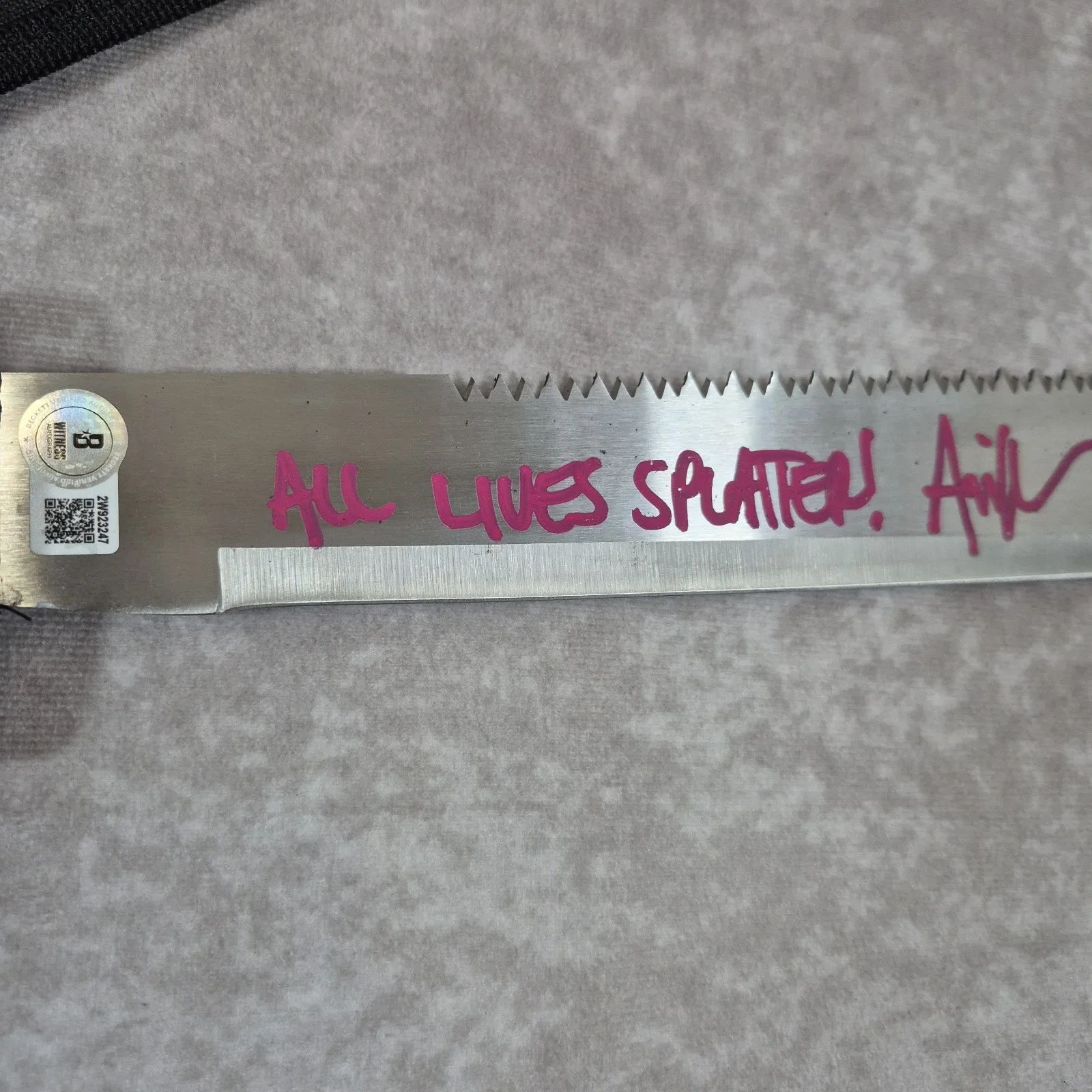 Ari Lehman — 🔪Ari Lehman 1st Jason Friday The 13th Signed Machete Beckett Cert🔪, изображение 2