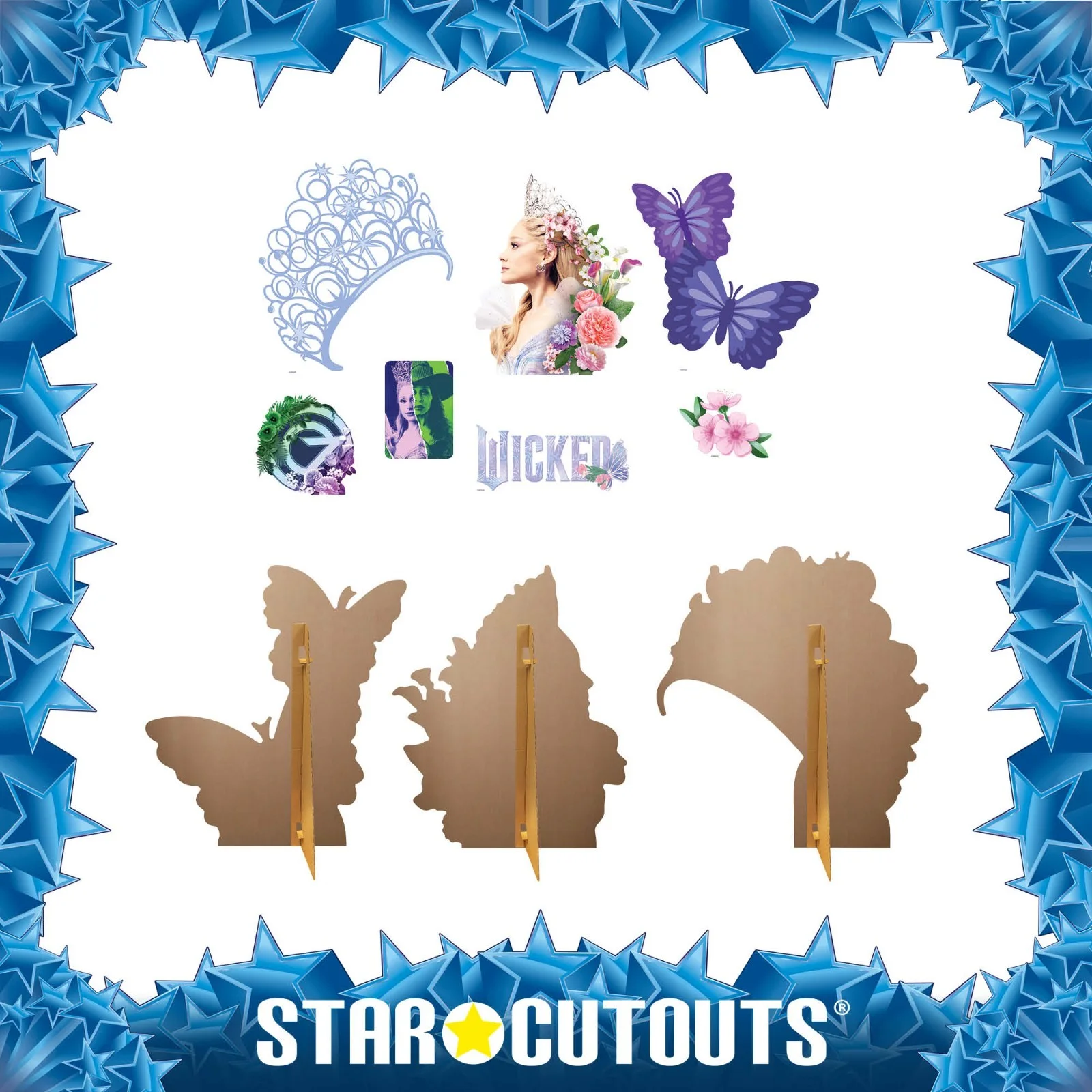 Wicked: For Good Glinda Cardboard Multi Pack of Mini Standees and Decorations, изображение 4