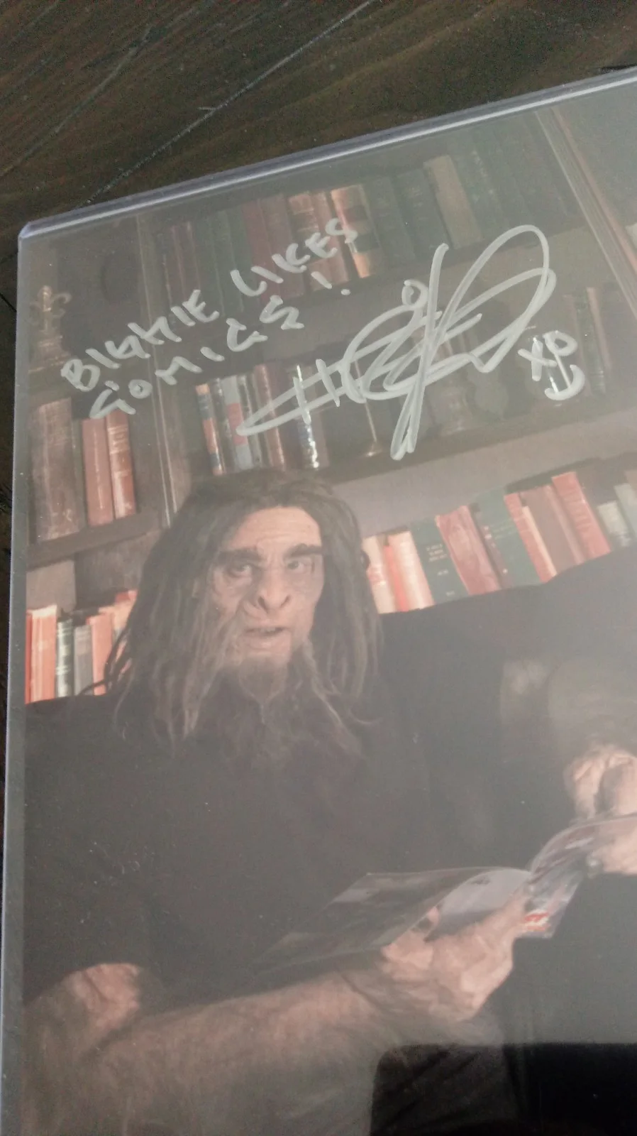 Christopher Heyerdahl — SIGNED Christopher Heyerdahl SANCTUARY John Druitt BIGFOOT Stargate AUTOGRAPHED, изображение 2