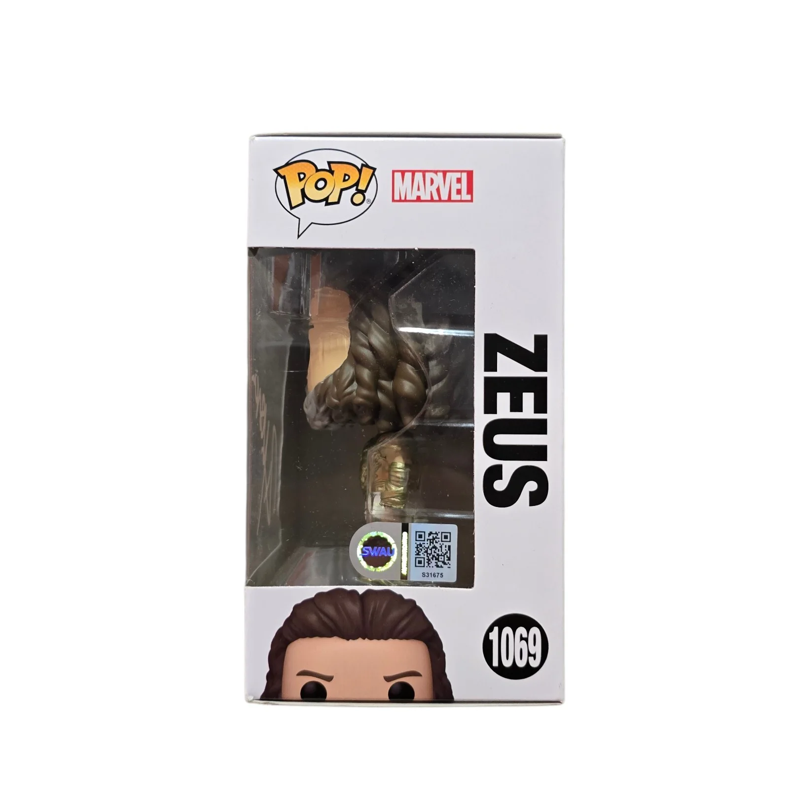 Russell Crowe — Russell Crowe Signed Zeus Funko 1069 Thor Love And Thunder SWAU Authenticated, изображение 2