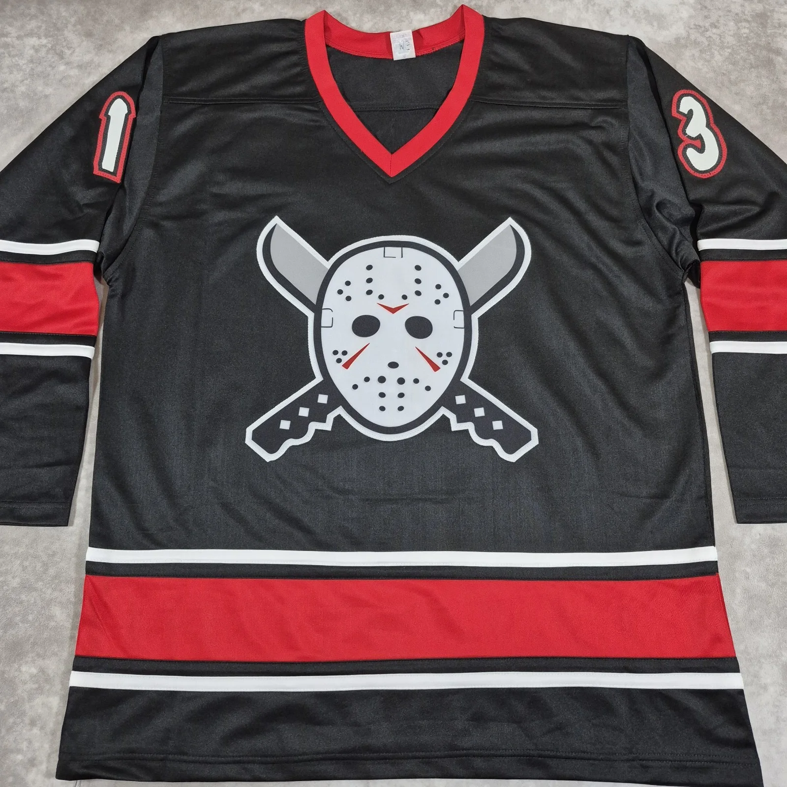 Ari Lehman — Ari Lehman Signed Jason Voorhees Hockey Jersey Friday The 13th Beckett COA, изображение 2