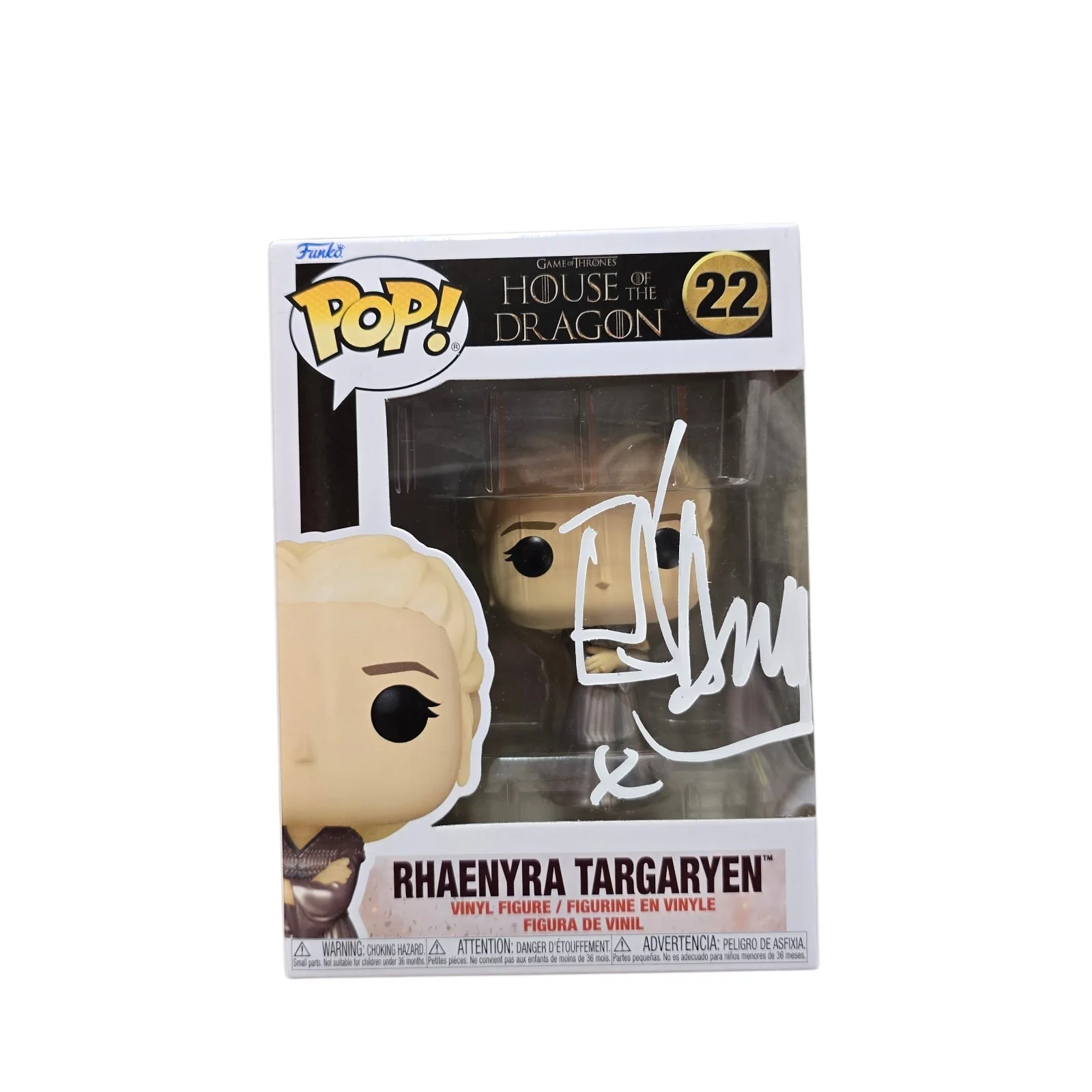Emma D'arcy — Emma D'Arcy Signed Rhaenyra Targaryen Funko 22 House Of The Dragon SWAU COA RARE