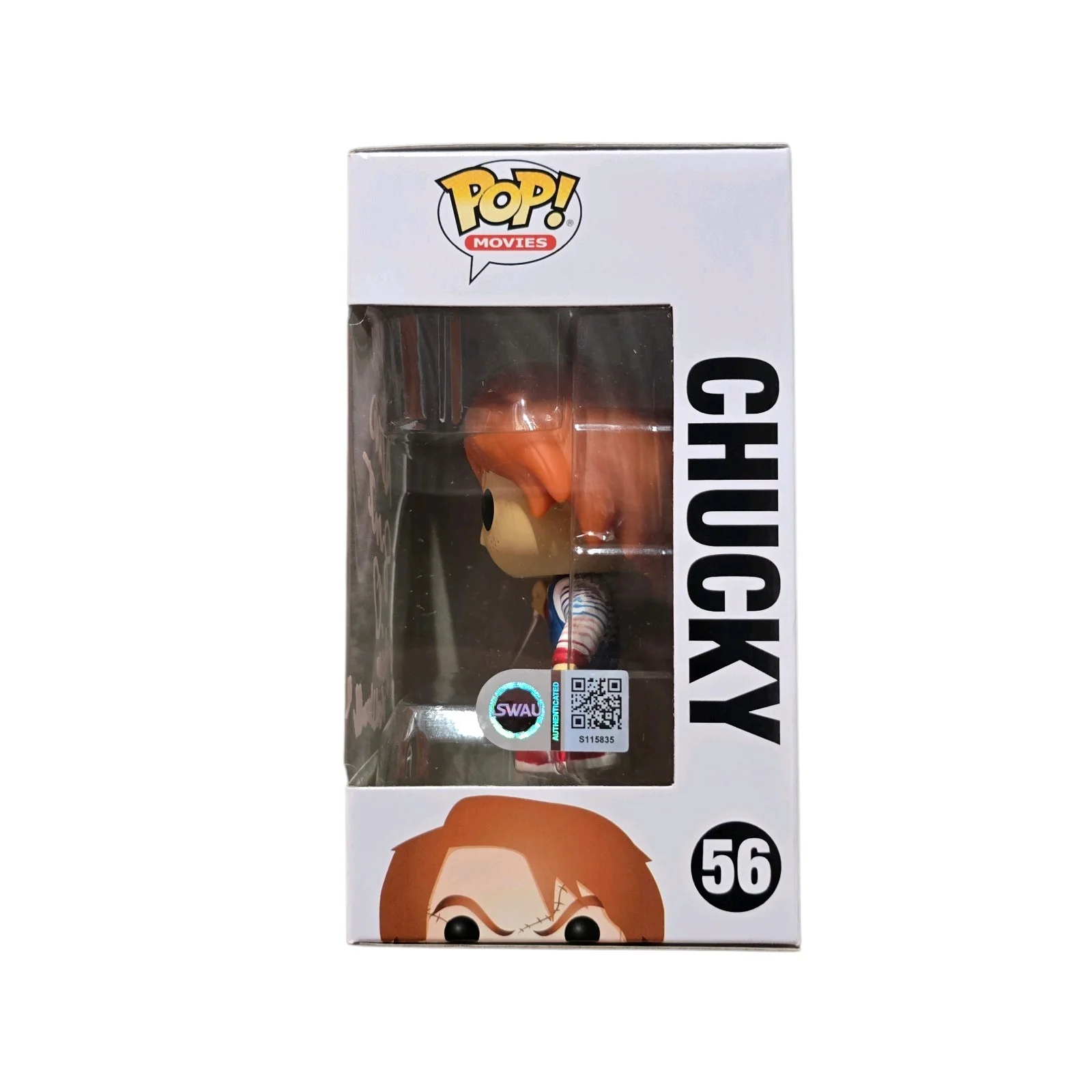 Beth Grant — Beth Grant Signed Chucky Funko 56 Miss Kettlewell Child's Play 2 SWAU COA RARE, изображение 2