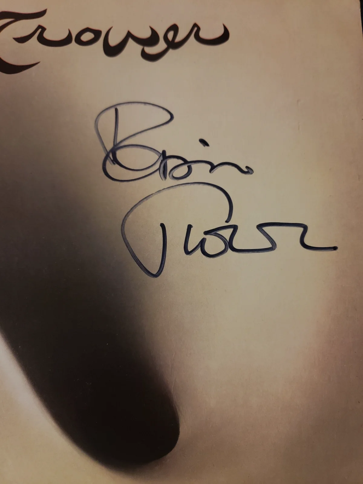 ROBIN TROWER SIGNED RECORD"BRIDGE OF SIGHS" XRARE BRITISH GUITAR GOD L@@K PROOF, изображение 3