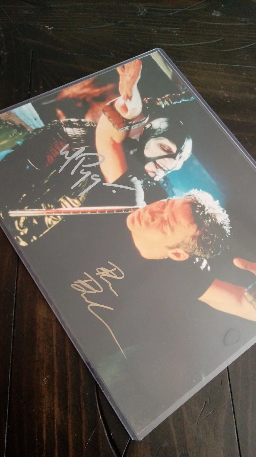 BEN BROWDER, WAYNE PYGRAM — DUAL SIGNED Ben Browder FARSCAPE Wayne Pygram AUTOGRAPHED John Crichton Scorpius, image 2