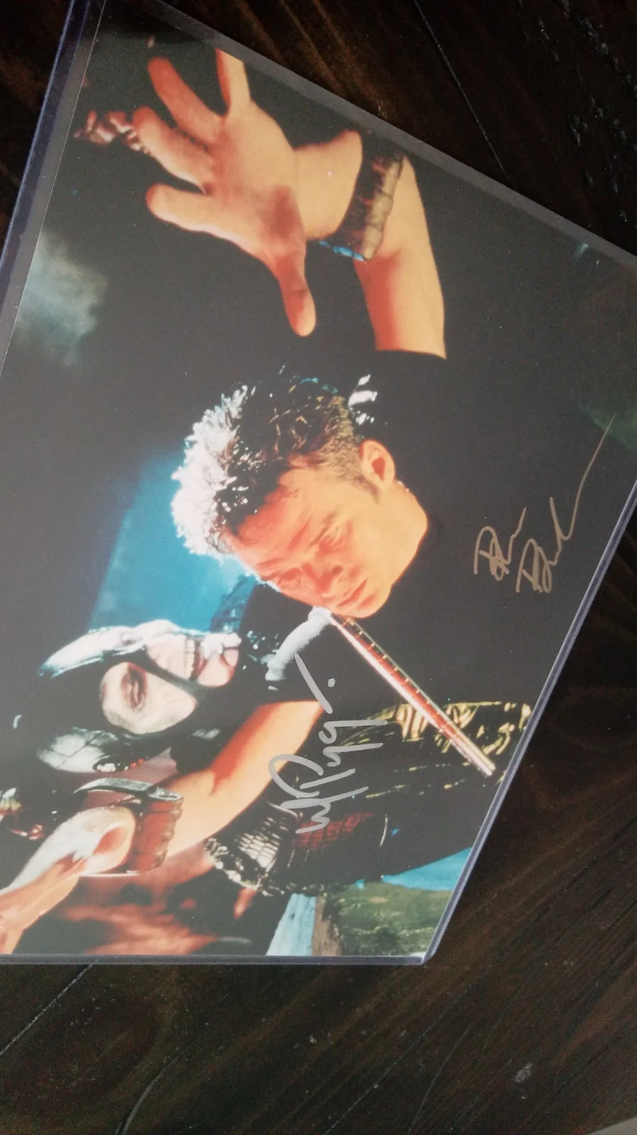 BEN BROWDER, WAYNE PYGRAM — DUAL SIGNED Ben Browder FARSCAPE Wayne Pygram AUTOGRAPHED John Crichton Scorpius, image 3