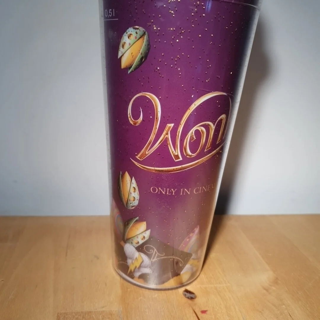 Wonka Movie Cup Odeon exclusive Willy Wonka UK Issue 16oz Gobstopper Dome Lid, image 2