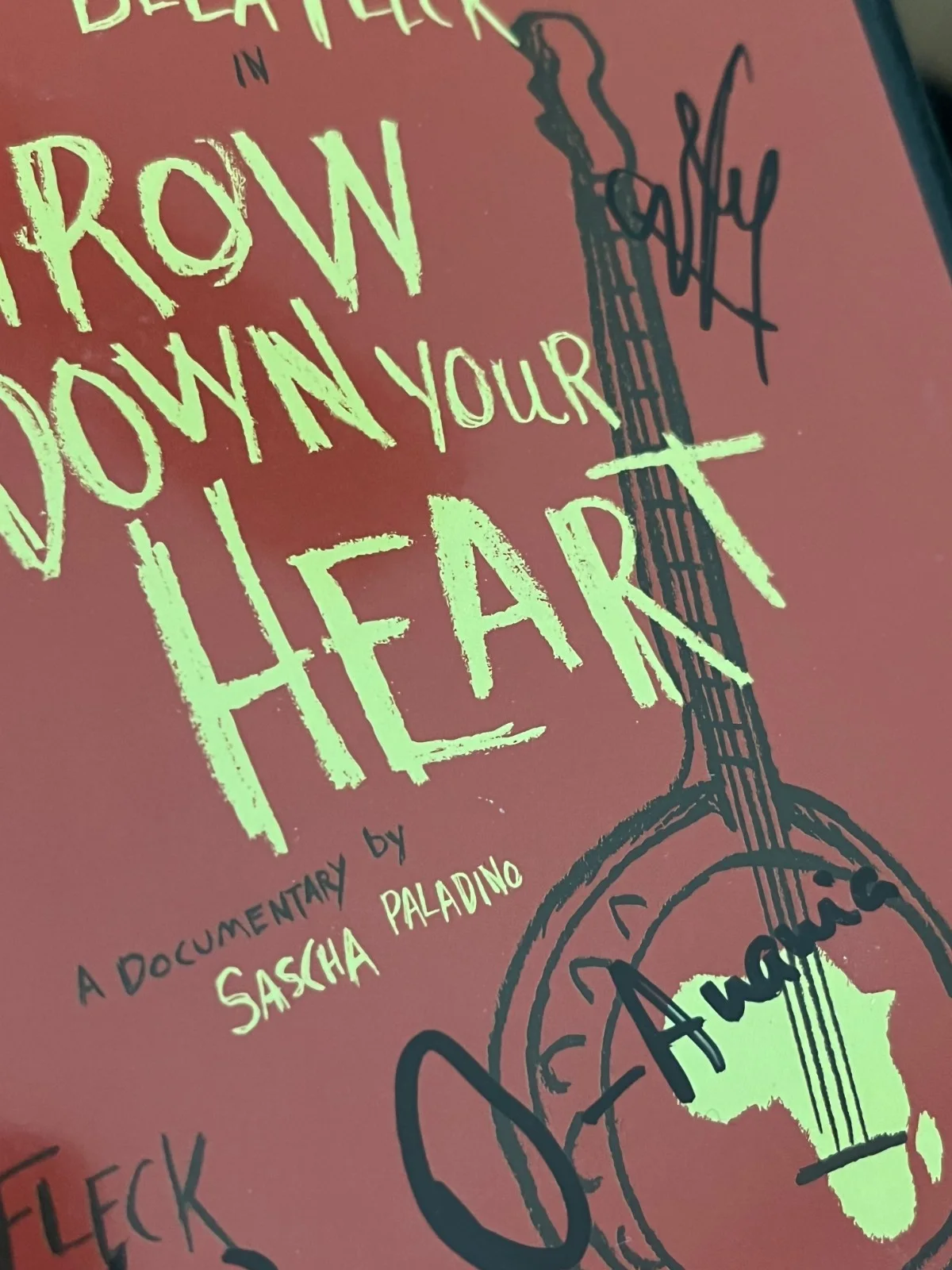 BELA FLECK | SIGNED DVD/CD | Throw Down Your Heart Limited Edition | AUTOGRAPHED, image 4