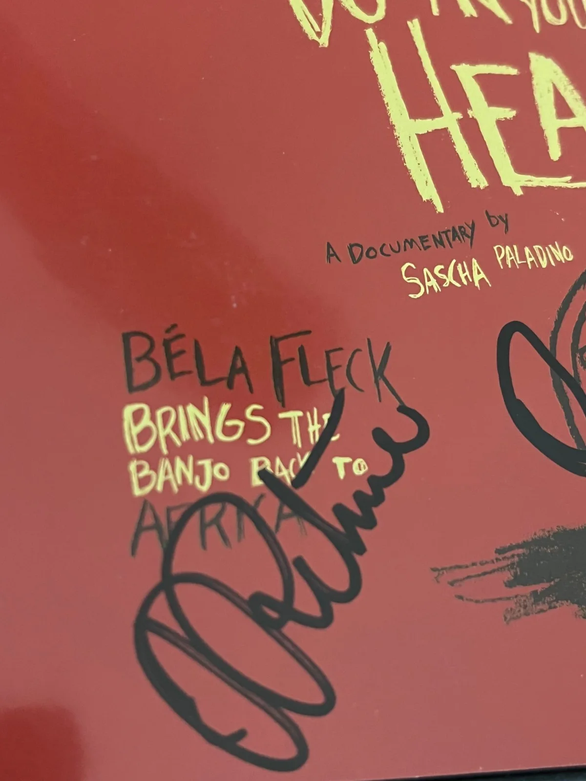 BELA FLECK | SIGNED DVD/CD | Throw Down Your Heart Limited Edition | AUTOGRAPHED, image 5