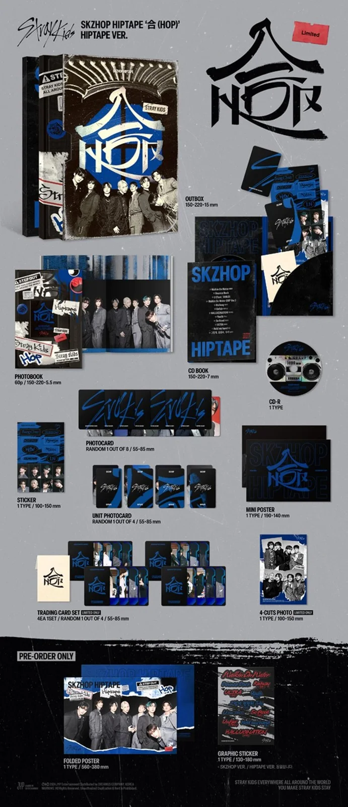 Stray Kids Album SKZHOP HIPTAPE HOP (Photobook - HIPTAPE VER.), изображение 2