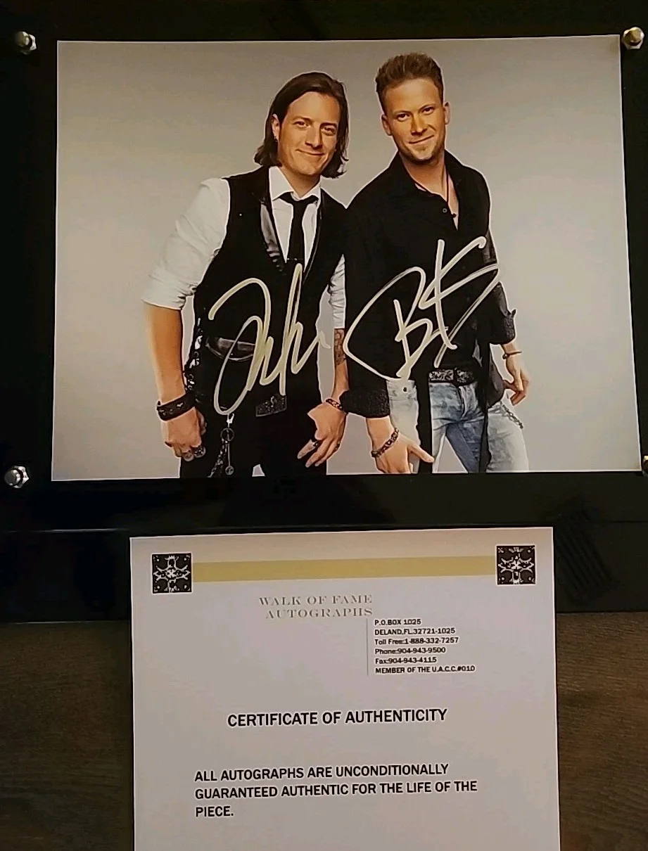 Florida Georgia Line Autographed Certified 8.5x11 Photo With COA, image 2