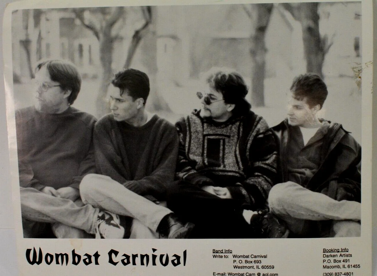 Wombat Carnival Artist Talent Promotional Photo 1990s, изображение 2