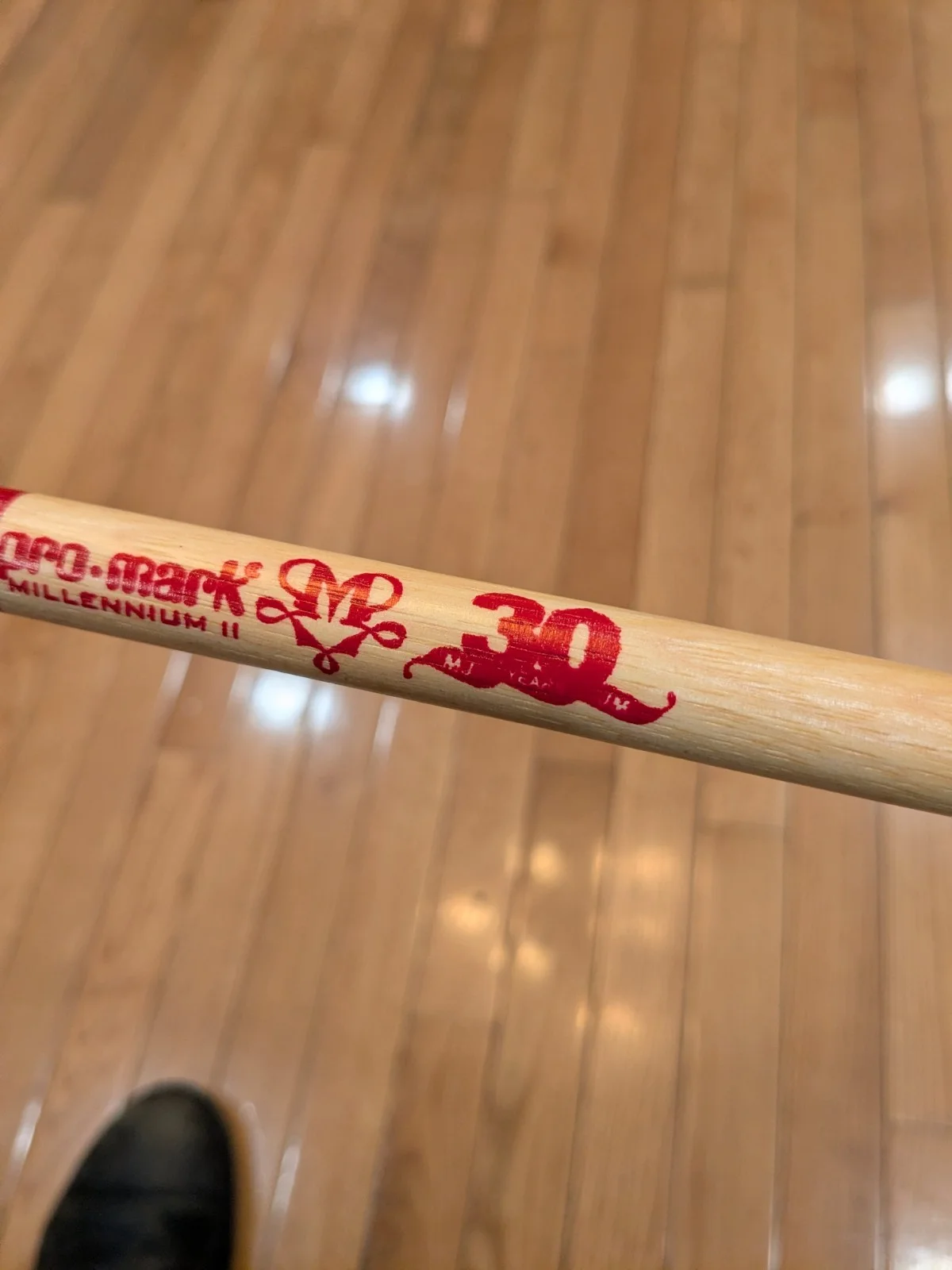 Jonathan Moffett Signed Drumstick Michael Jackson Drummer This Is It Tour Unused, image 2