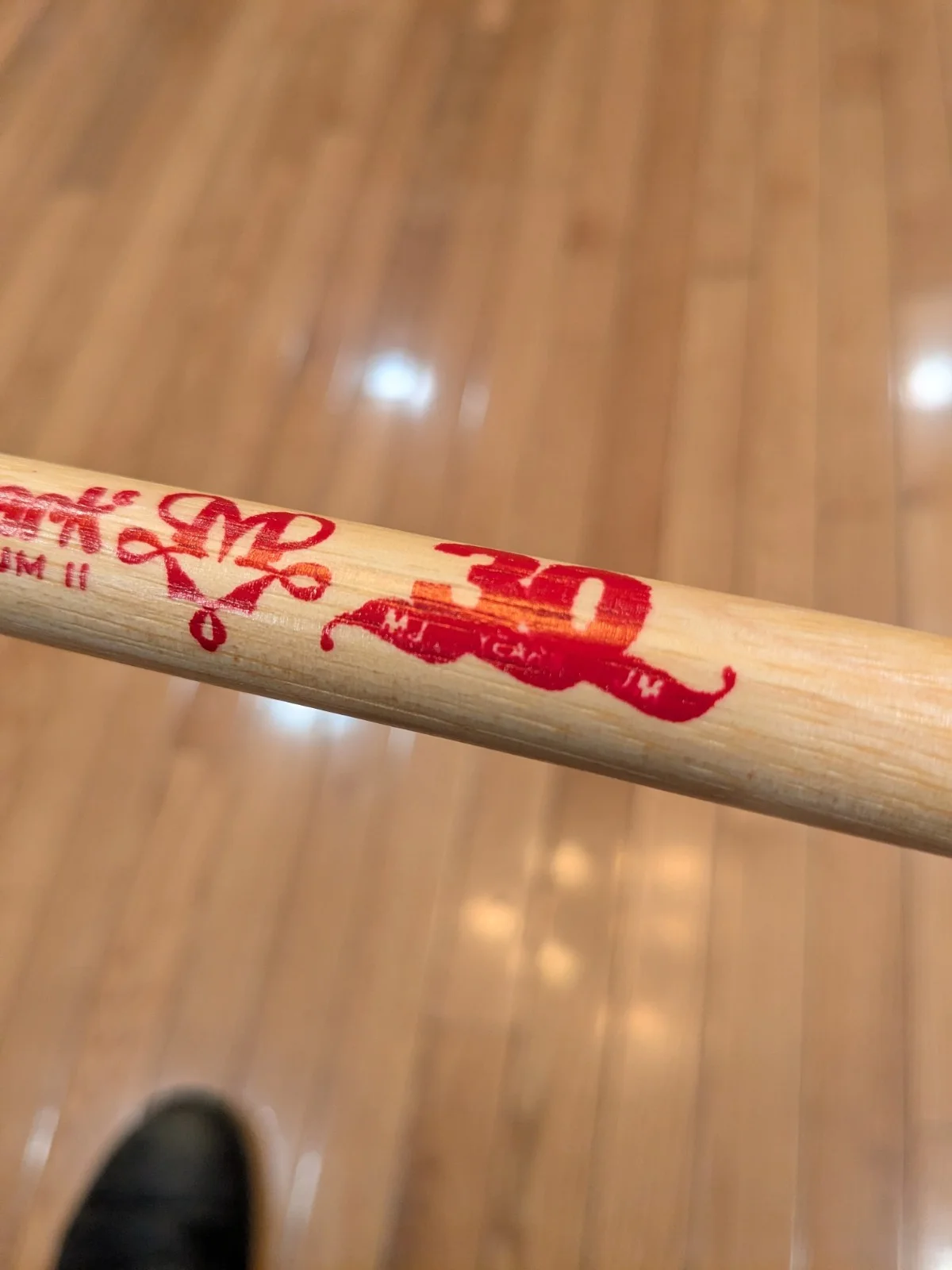 Jonathan Moffett Signed Drumstick Michael Jackson Drummer This Is It Tour Unused, image 4