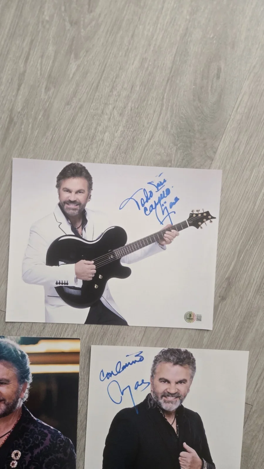 Manuel Mijares — Fotografia Firmada Por MANUEL MIJARES Con BECKETT coa, image 3