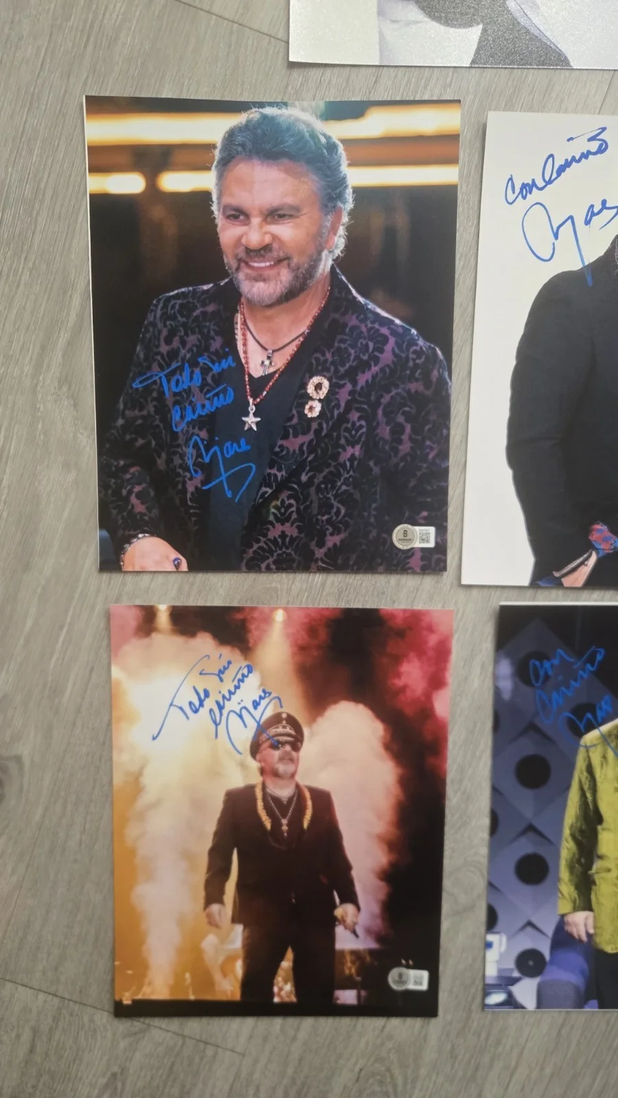 Manuel Mijares — Fotografia Firmada Por MANUEL MIJARES Con BECKETT coa, image 4