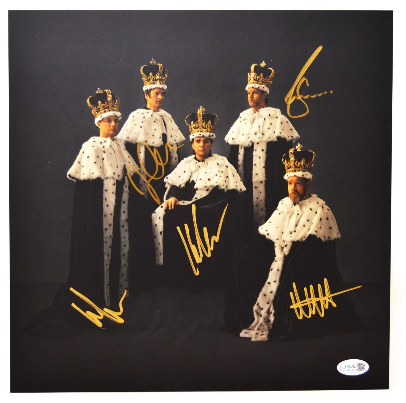 THE HIVES LP Signed Autographed Insert "THE HIVES FOREVER..." JSA #CI92402, image 2