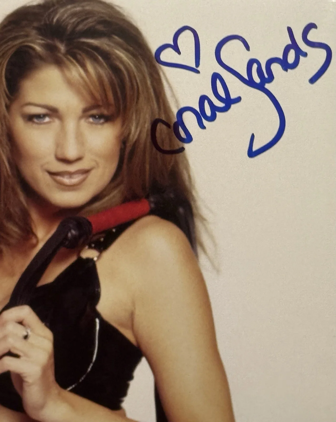 Coral Sands 🔥Adult STAR SIGNED 8X10 Candid PHOTO AUTOGRAPH Sexy AVN Award, изображение 2