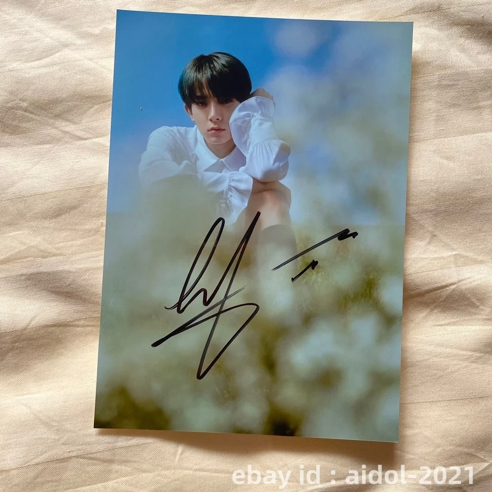 ENHYPEN HEESEUNG Autographed Signed Photo K-POP Collection 5*7 202512, image 3