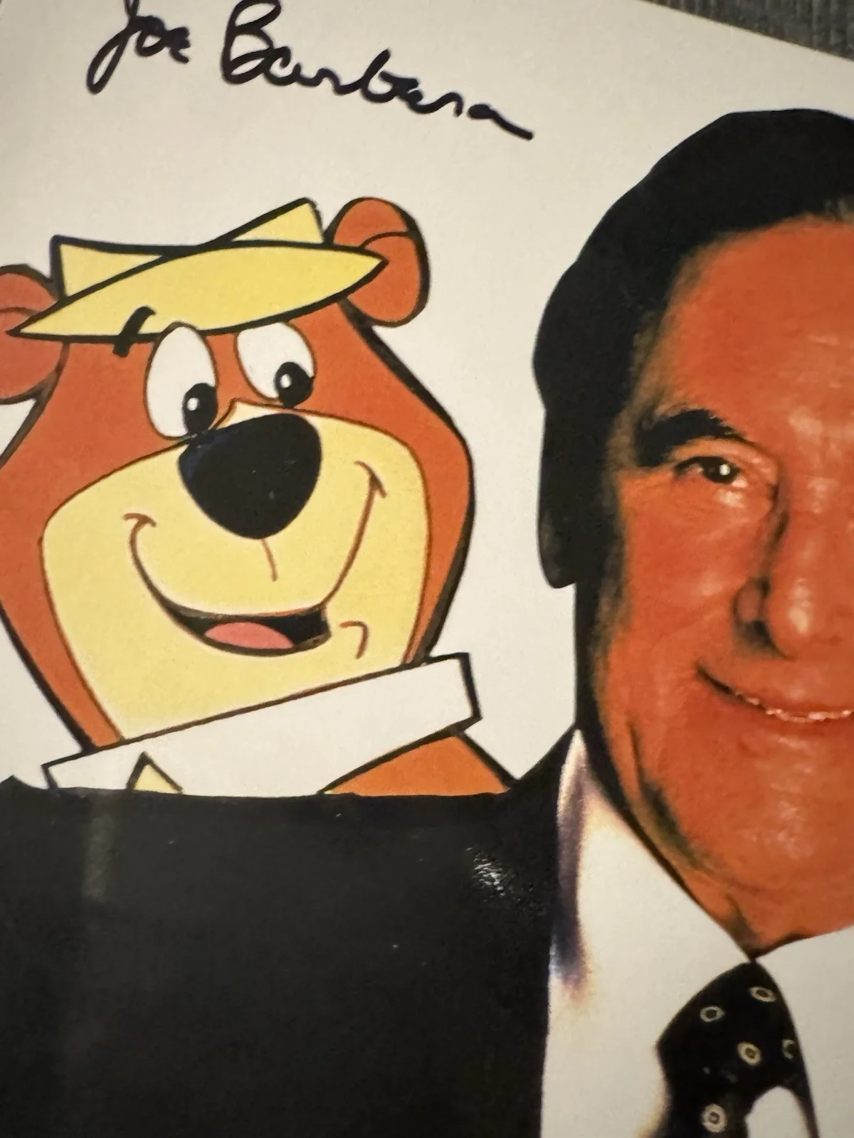 Joseph Barbera signed 8x10 photo with COA Hanna- Barbera Cartoonist creator, image 4